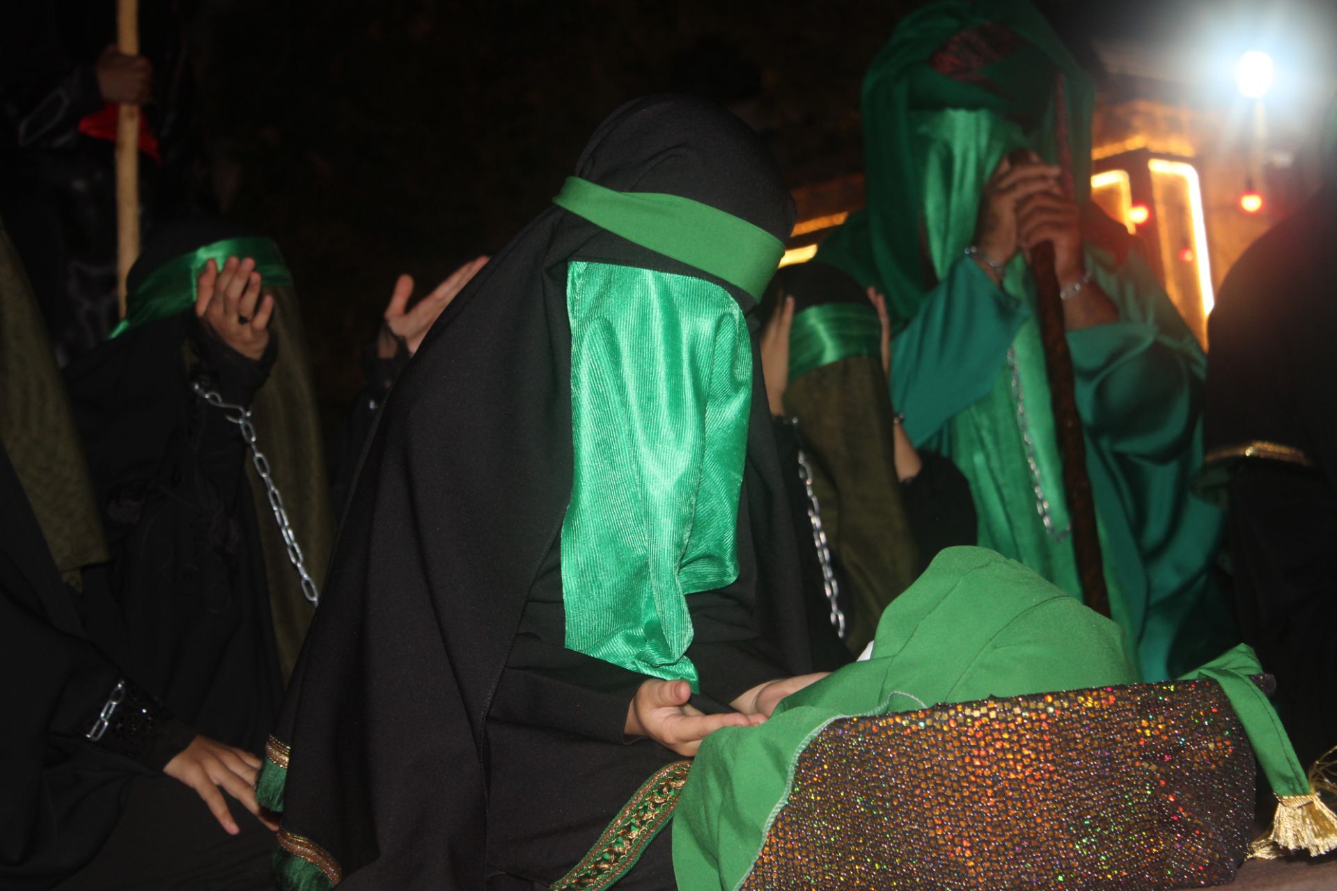 اجتماعات شبانه همراه با مراسم شبیه خوانی در شهرستان نیشابور