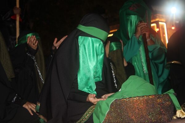 اجتماعات شبانه همراه با مراسم شبیه خوانی در شهرستان نیشابور