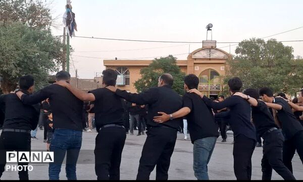 مراسم عصر روز عاشورا در روستای احمد آباد