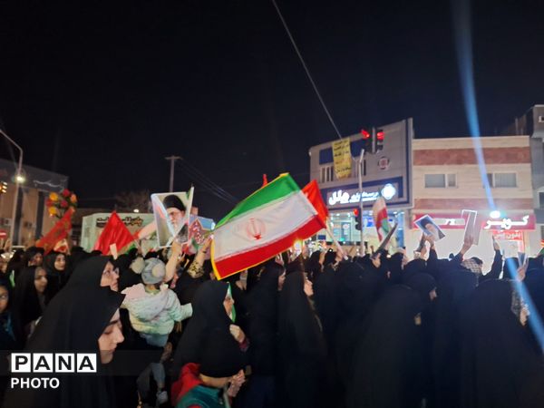 خروش پرشور مردم کاشمر در پی جنایات آمریکایی، صهیونی 