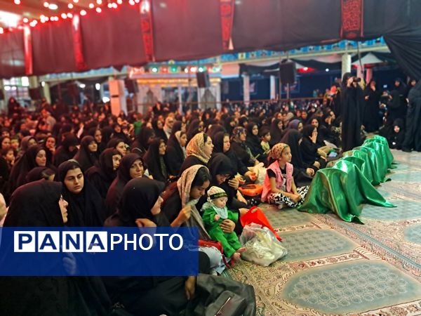 مراسم شیرخوارگان حسینی در حسینیه عاشقان ثارالله قائمشهر