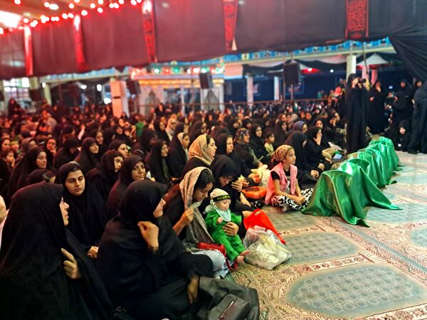 مراسم شیرخوارگان حسینی در حسینیه عاشقان ثارالله قائمشهر
