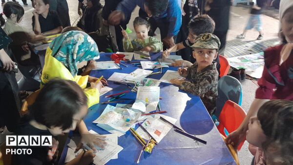 موکب بسیج دانشجویی دانشگاه فرهنگیان در چهارمین شب ماه محرم ۱۴۰۵