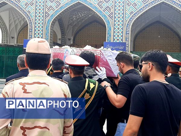 تشییع پیکر شهدای نیروی انتظامی مشهد مقدس