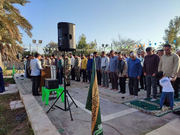 نماز عید سعید فطر در بوموسی