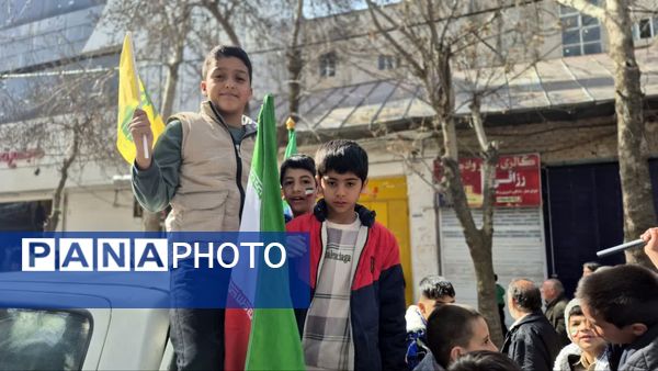 حضور پرشور مردم سپیدان در راهپیمایی ۲۲ بهمن