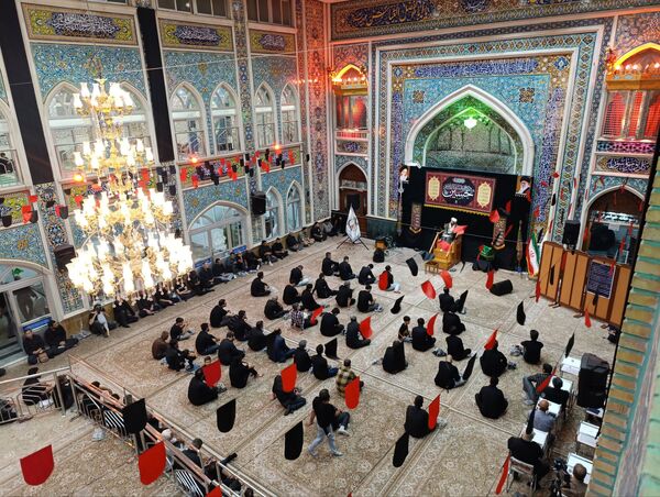 مراسم عزاداری امام حسین (ع) در شب تاسوعای حسینی 