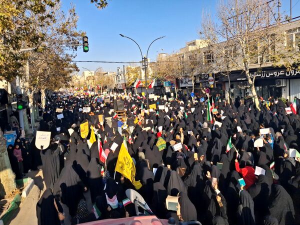 راهپیمایی میثاق با ولایت و محکوم نمودن اغتشاشات گروه های تروریستی در کاشمر