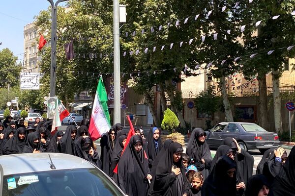 راهپیمایی جاماندگان اربعین با حضور پرشور مردم پیشوا