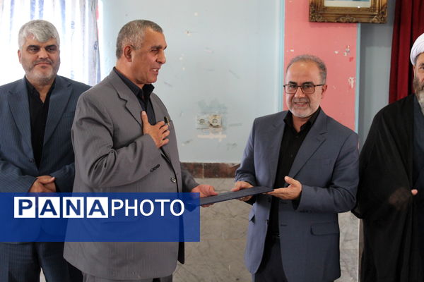 مراسم تودیع و معارفه رئیس جدید آموزش و پرورش بندپی شرقی