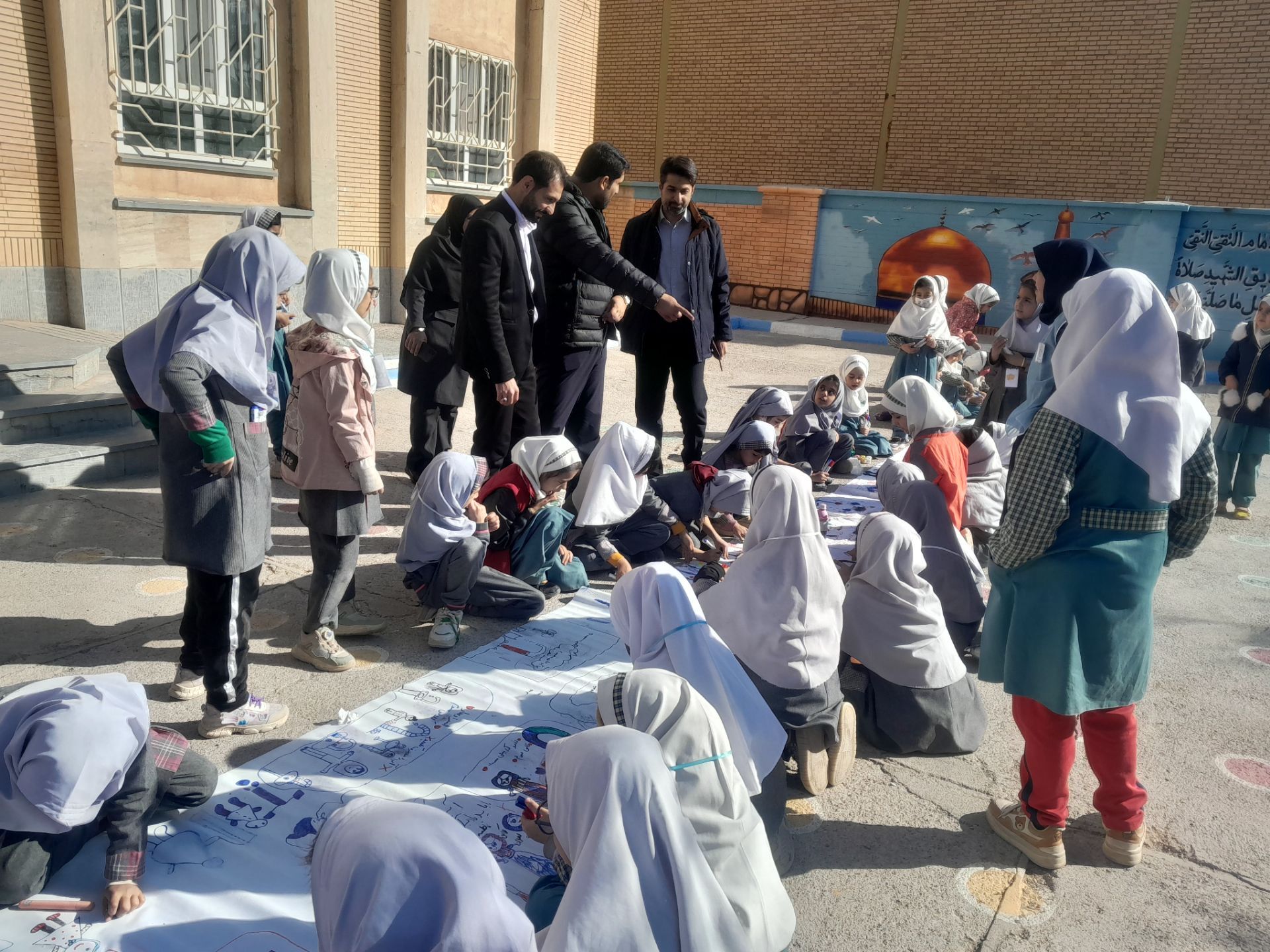 پویش کشوری پرسش مهر ریاست جمهوری، در دبستان حضرت آسیه