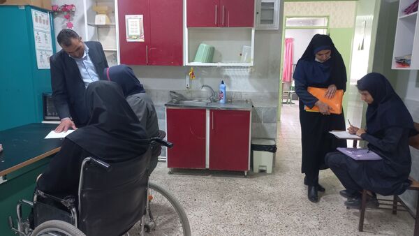 بازدید سرپرست اداره آموزش و پرورش استثنایی استان از روند برگزاری امتحانات نوبت دوم