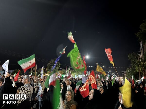 تجمع مردمی مردم هشتگرد در صدو پنجمین شب