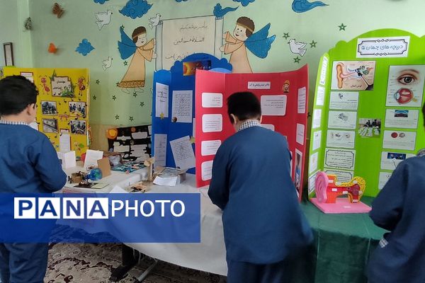 دستاوردهای خلاقانه دانش‌آموزی در دبستان پسرانه پانزده خرداد شهرری