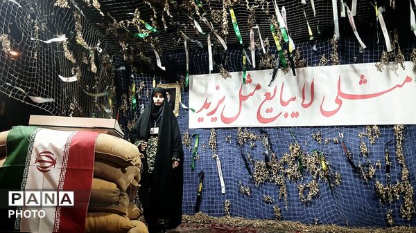 نمایش اقتدار جانفدایان بناب؛ رژه باشکوه بسیجیان با شعار «تا پای جان برای ایران»