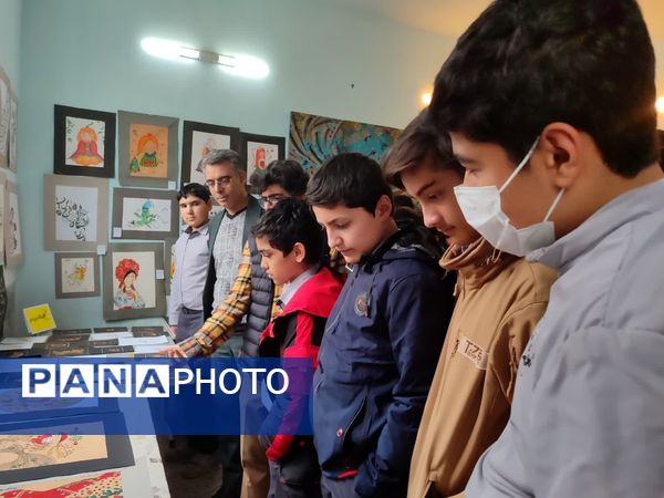 نمایشگاه ماها در هنرستان بصیرت آشخانه