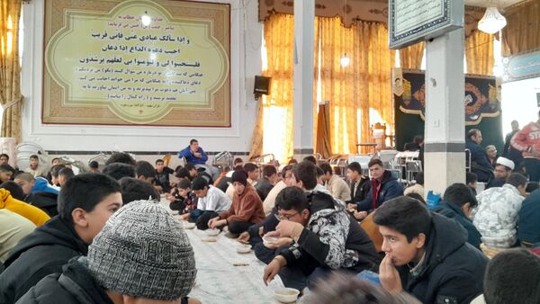 عزاداری شهادت حضرت فاطمه زهرا(س) در دبیرستان ابوریحان یک نیشابور