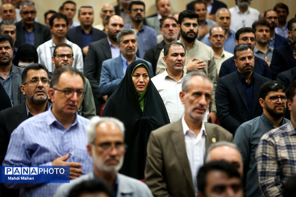 مراسم سالگرد ارتحال ملکوتی بنیانگذار انقلاب اسلامی در وزارت آموزش پرورش