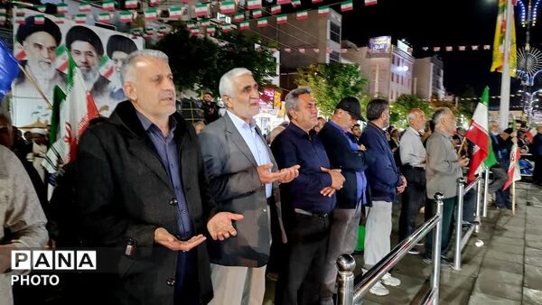 هشتادو پنجمین شور حضور مردم ساوجبلاغ در اجتماعات شبانه 