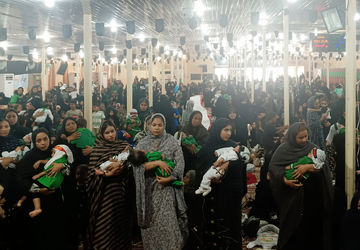 همایش بزرگ شیرخوارگان حسینی در قشم 