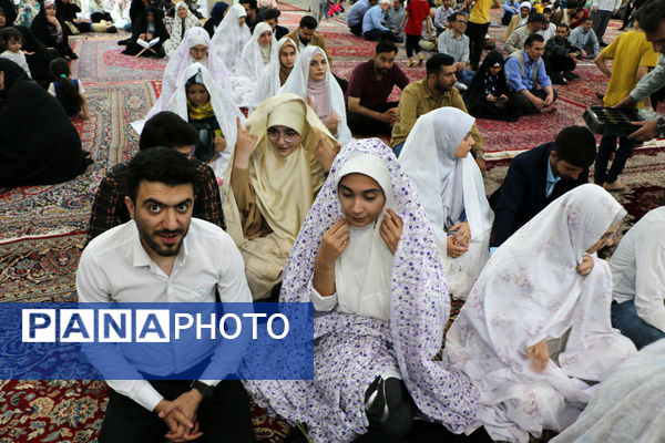 جشن ازدواج مسجدی 132 زوج‌ جوان در قم- 1