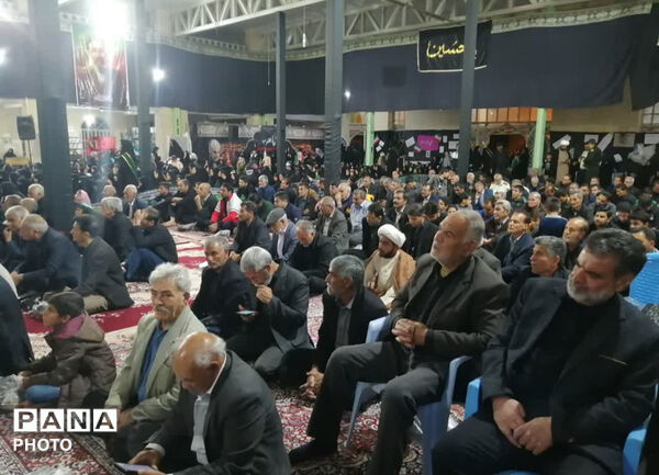 مراسم اربعین رهبر شهید انقلاب اسلامی در مسجد امام حسین (ع) خاتم