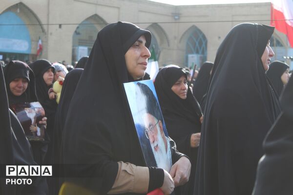 آیین سوگواری شهادت قائد امت در نیشابور 