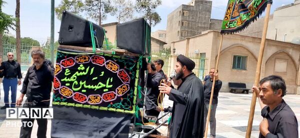 طنین “یا اباالفضل” در رواق‌های امامزاده عمادالدین؛ تجلی ارادت رباط‌کریمی‌ها در ظهر تاسوعا