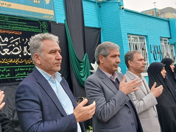 مراسم شهادت حضرت ام البنین در دبیرستان فاطمیه 