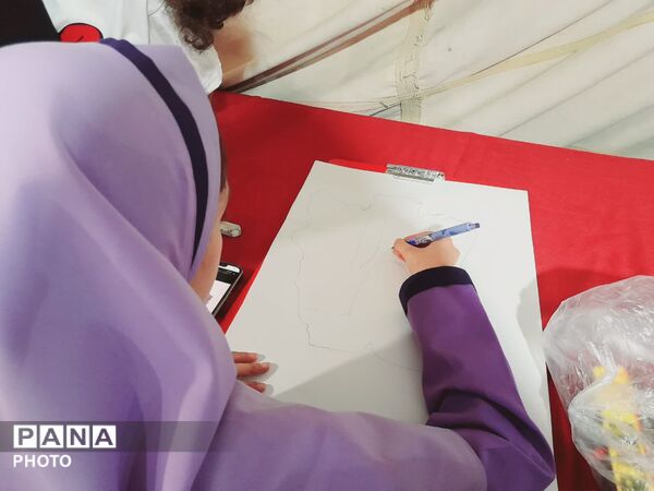 موکب دبستان سرای امید در پاتوق نوجوان مبارز تفت