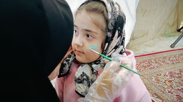 برپایی غرفه کودک در نماز جمعه شهرستان کاشمر 