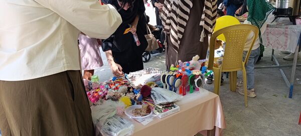 برگزاری بازارچه در پیش دبستانی شور و نشاط آشخانه 