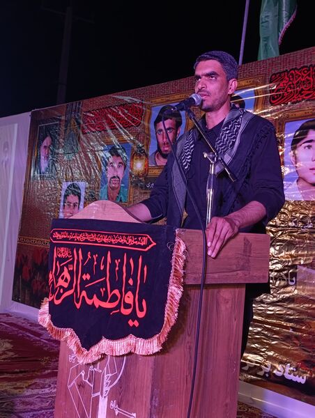 سندرک معطر به عطر شهید گمنام در مراسم یادواره شهدا