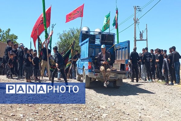 مراسم گرامیداشت تاسوعای حسینی در روستای گزکوه 
