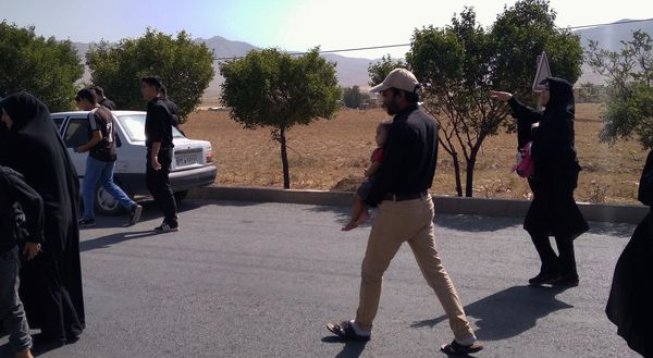 قدم‌های عاشقی از نافچ تا وردنجان به یاد کربلا