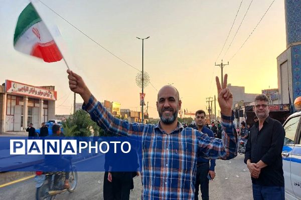 خروش کاروان پیاده‌روی یکصدهزار نفری «مشایه اهواز» 