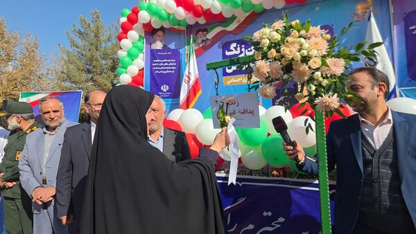 آیین نواختن زنگ پدافند غیرعامل در ناحیه شش مشهد