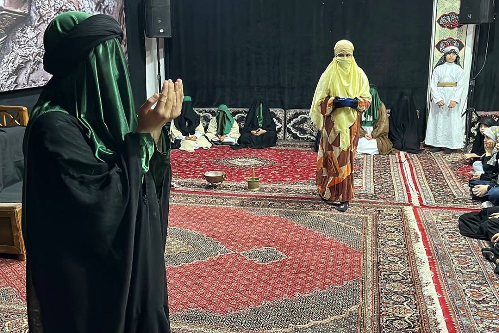 «نجما» در عزای امام حسن مجتبی (ع) به اشک نشست