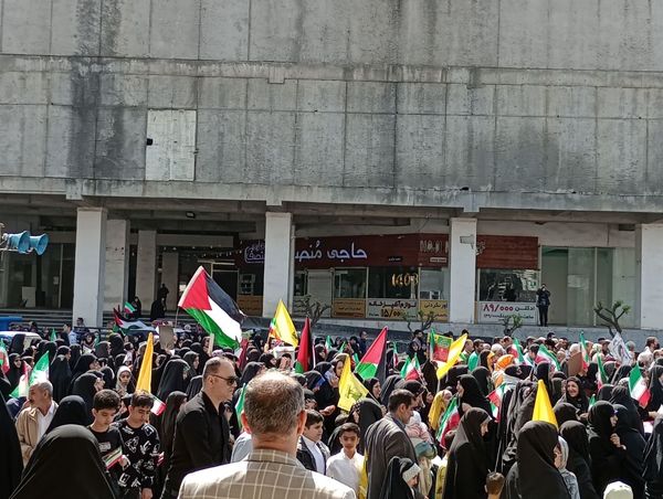 حضور پرشور کودکان در راهپیمایی روز قدس شهرستان قائمشهر