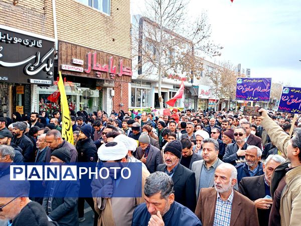 تشییع با شکوه شهید جوادحسن زاده شهید مرزبانی فراجا