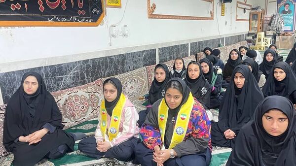 مراسم سوگواری شهادت حضرت ام البنین(س) توسط هیات دانش‌آموزی دبیرستان شاهد سمیه
