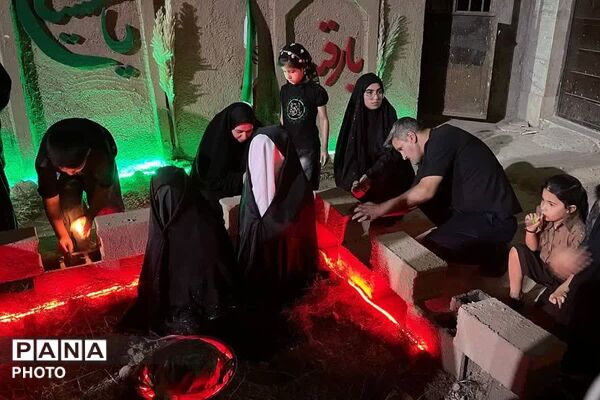 تجمع مردمی شهر صباشهر همزمان با مراسم شام غریبان  