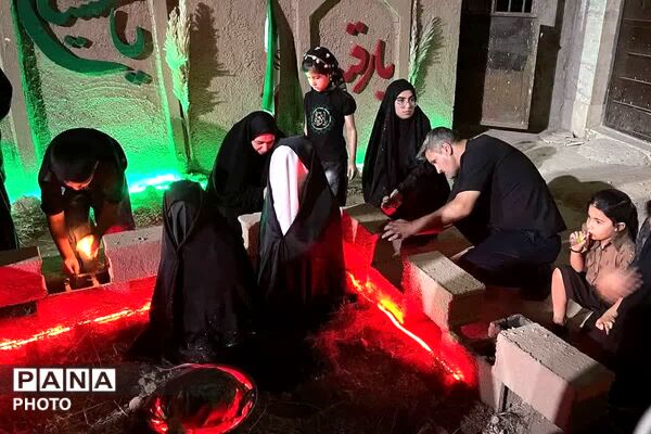 تجمع مردمی شهر صباشهر همزمان با مراسم شام غریبان  