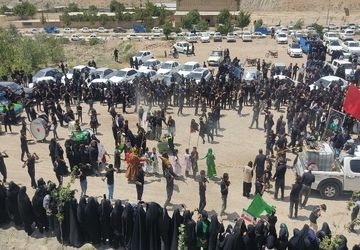 آیین باشکوه عزاداری اباعبدالله الحسین(ع) در روز عاشورای حسینی در بار