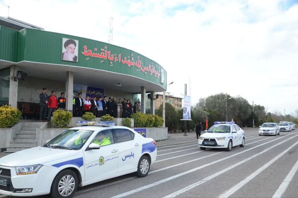 برگزاری رزمایش طرح زمستانه پلیس‌راه فرماندهی انتظامی استان گلستان