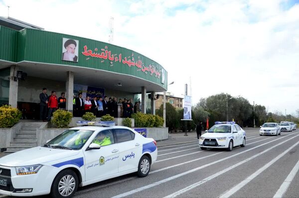 برگزاری رزمایش طرح زمستانه پلیس‌راه فرماندهی انتظامی استان گلستان