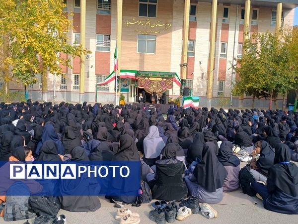 یادوراه شهادت حضرت فاطمه زهرا در مدرسه هوشیار