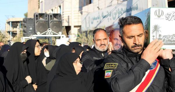 تشییع  پیکر مطهر شهید خوشنام در شهرستان خلیل آباد 
