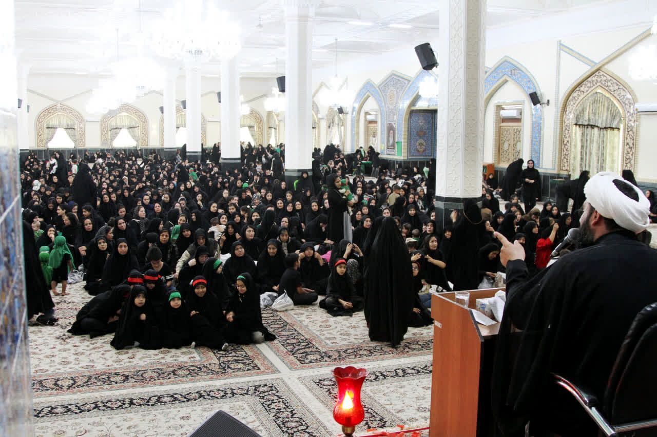 مراسم شیر خوارگان حسینی در آرامگاه شهید مدرس