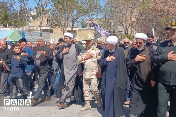 مراسم بزرگداشت چهلمین روز شهادت قائد امت در بجنورد